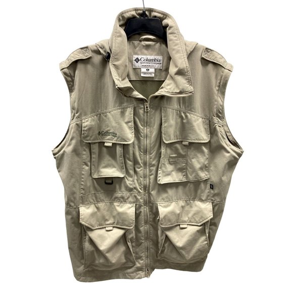 Vintage Columbia GRT Convertible/Packable Zip-Off Sleeve Jacket XL - Picture 3 of 7